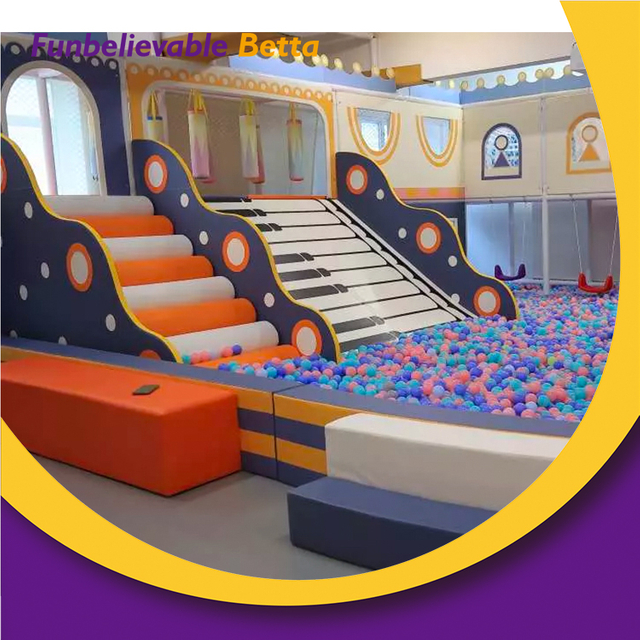 Bettaplay Piano Slide Kids Softplay Playground Playground Playground Ocean Ball Pool Indoor SoftPlay Park Play Indoor Play للتسوق