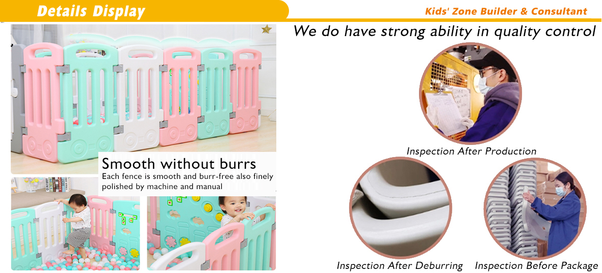 Bettaplay Kids Fun Indoor Fuuny Plastic Baby Fences Playground Bay ...