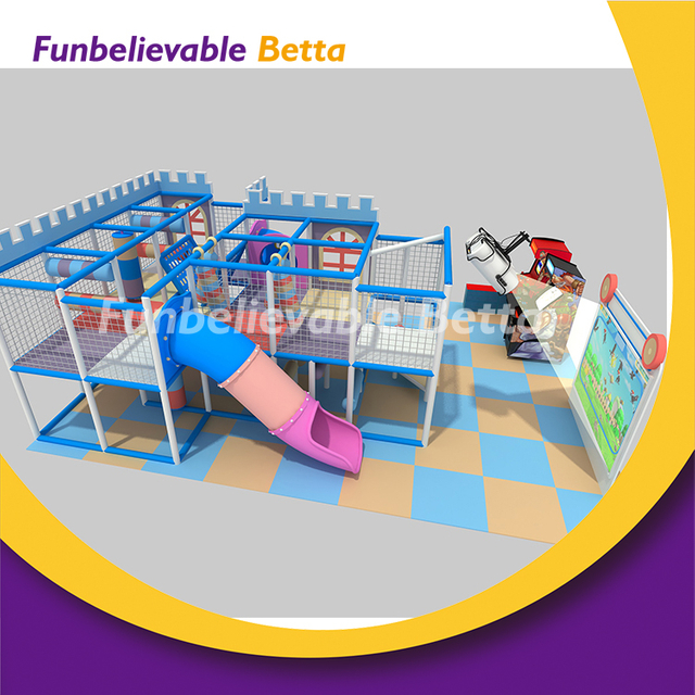 Bettaplay Blue Маленькие дети играют в помещении, лабиринт, детская игровая площадка в помещении, оборудование