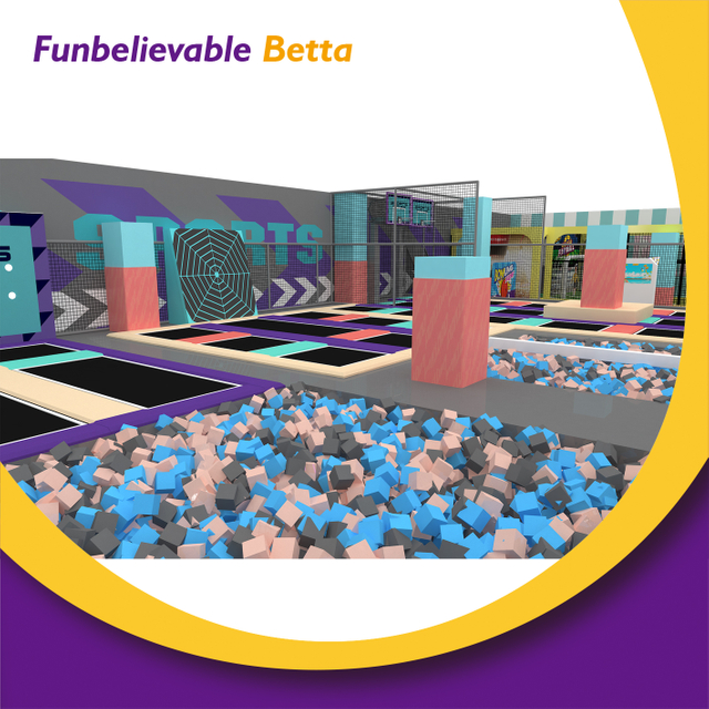 Parque de atracciones cubierto Bettaplay de 800 metros cuadrados para ni&ntilde;os, lleno de cuentos de hadas cl&aacute;sicos y colores brillantes para divertirse