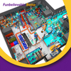 Bettaplay 3000 m2 &Aacute;rea infantil de alta calidad para ni&ntilde;os Parque de atracciones de ne&oacute;n &Aacute;rea de juegos interior Equipo de juego suave personalizado de f&aacute;brica con tobog&aacute;n LED