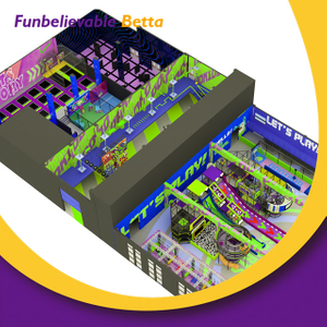 Bettaplay 2000Sqm موضوع مخصص ملعب داخلي الفضاء الكبار طفل الأطفال المنزل قلعة أطفال ملعب مجموعة المعدات