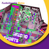 Diapositiva interior del patio del equipo suave del juego del parque interactivo de los ni&ntilde;os comerciales de 1880 metros cuadrados