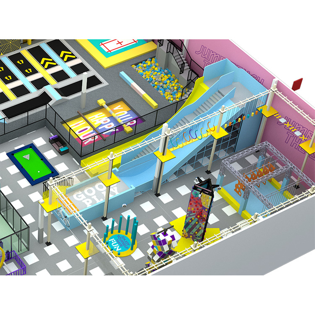 BetTaplay 1800SQM Sweet Sweet Indoor Playground Set Trampoline Adventure Park Zona para niños para niños