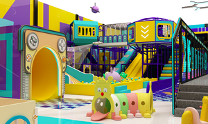 ملعب Bettaplay التجاري الداخلي بمساحة 560 مترًا مربعًا لمركز لعب الأطفال Adventure Park Shopping Mall