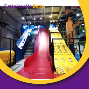 Bettaplay Trampoline Park Rainbow Slide Pista de esqu&iacute; seca para parque de trampolines para ni&ntilde;os a la venta