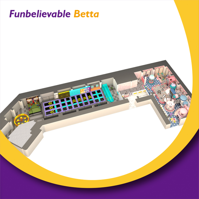 مركز لعب Bettaplay، منطقة القفز للأطفال، حديقة الترامبولين الداخلية، ملعب القفز الرياضي