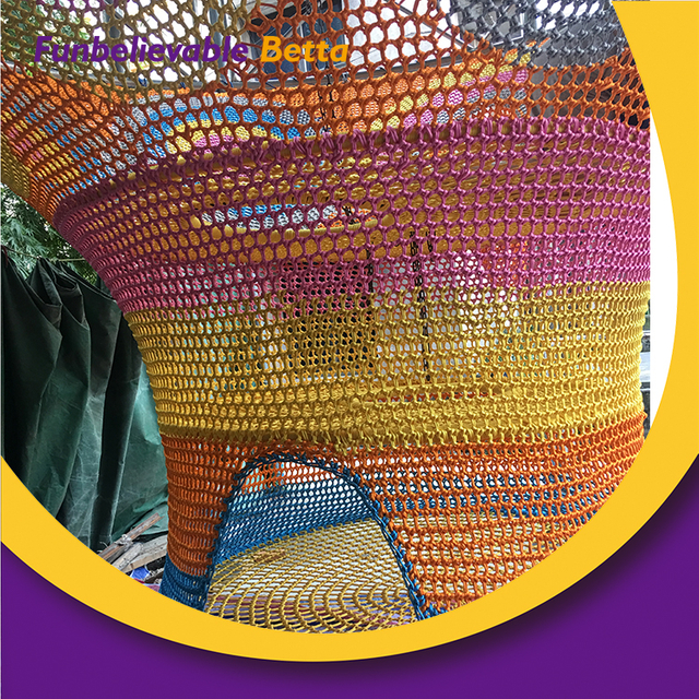 Bettaplay Indoor Playground Kid Rainbow Crochet Climbing Nets for Playground Kids Playground