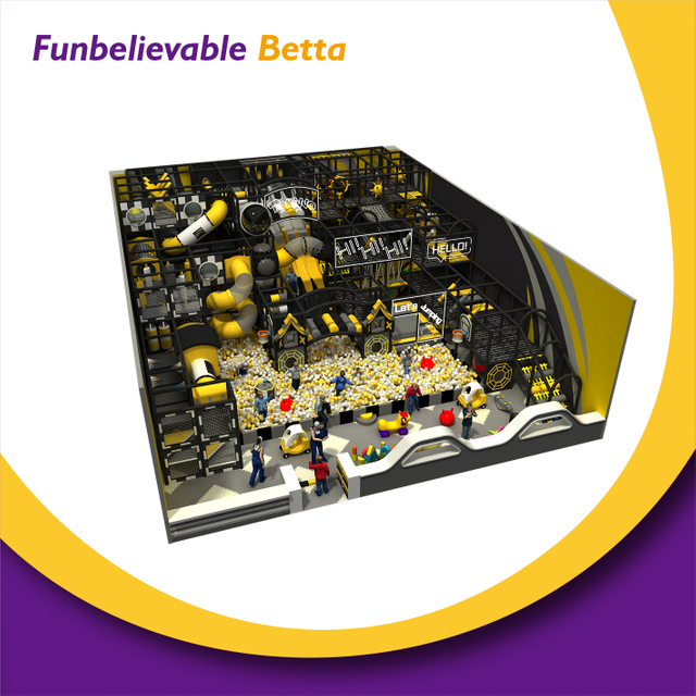 Bettaplay 500㎡ تصميم جديد لملعب داخلي معدات منطقة لعب ملعب داخلي للأطفال