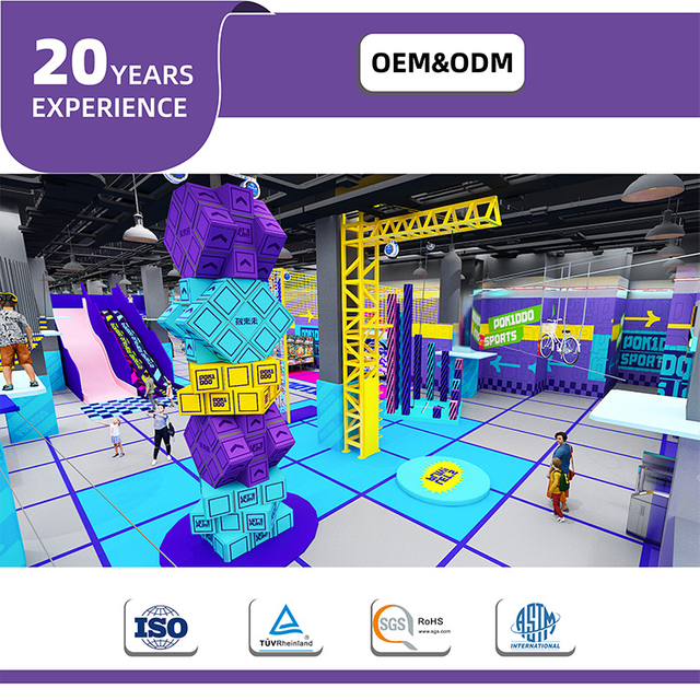 BetTaplay 3000SQM Playground comercial interior para niños para el centro comercial de Amusement Park Centros de juegos de plástico de espuma duradera