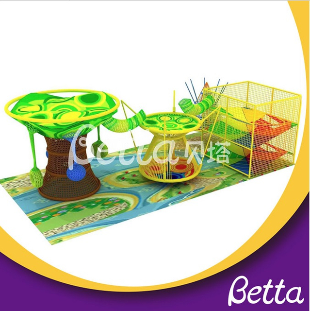Bettaplay Comercial Arco Iris Crocheted Escalada Red Ni&ntilde;os Patio Interior