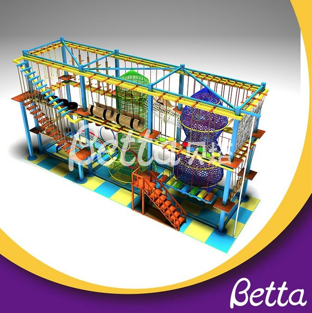 Equipo de circuito de cuerdas colorido para uso comercial del centro comercial Bettaplay