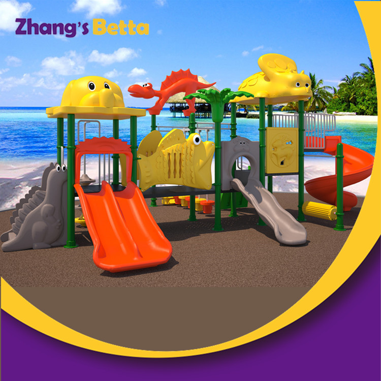 Plastic Slide Swing Outdoor Kids Playground Equipment for Preschool