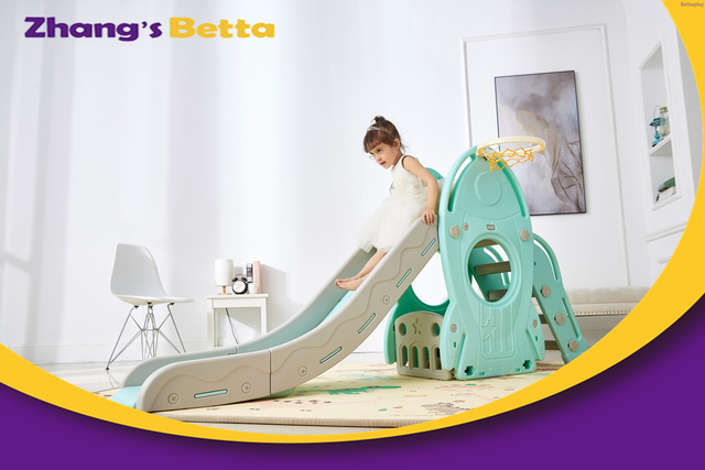 Pastel Home Stay New Design Best Quality & Plastic Children Slies with Hoop Outdoor Playground Equipment الاستخدام الخاص