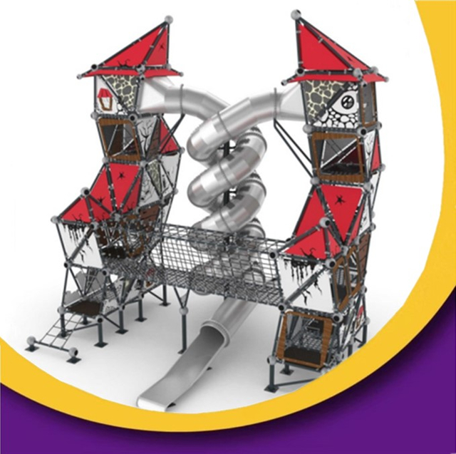 Bettaplay Playground Outdoor Playground Big Tobre de acero inoxidable para niños y adultos