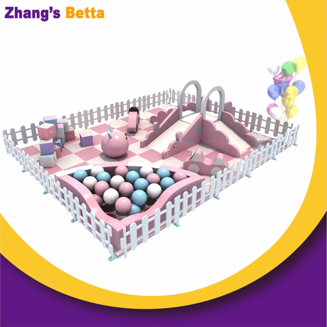 Bettaplay Soft Play Package Детская розовая горка Комплект оборудования для помещения
