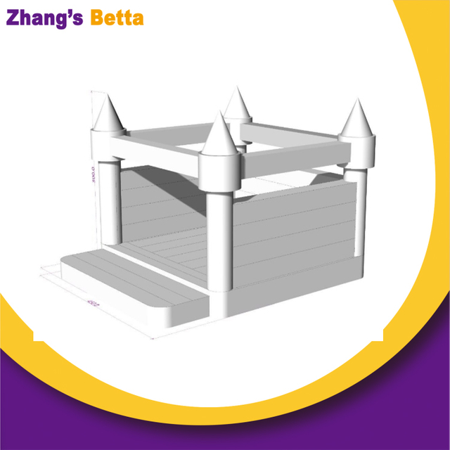 Bettaplay Soft Play Package Детская белая надувная горка-замок Внутреннее оборудование 
