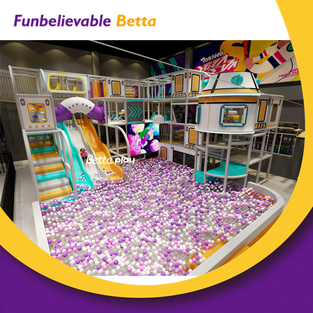 Bettaplay Light Pink Children Play Zone Softplay Equipment Toddler Indoor Playground