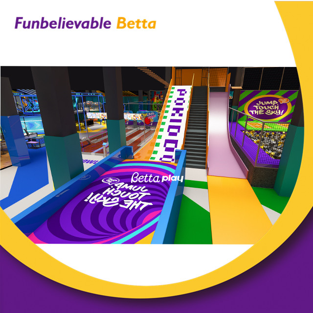 Bettaplay كبير الاستخدام التجاري حديقة الترامبولين الداخلية للبيع