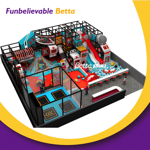 Bettaplay Professional CommercialIndoor, parque infantil personalizado, parque de trampol&iacute;n interior a la venta
