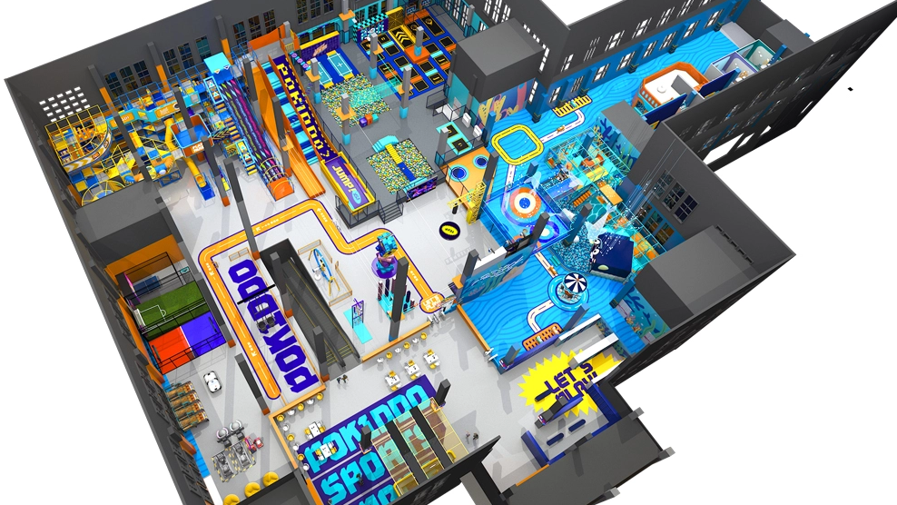 حالة تصميم Pokiddo: ملعب داخلي مخصص للأطفال بمساحة 2600 متر مربع في شينجيانغ، الصين 