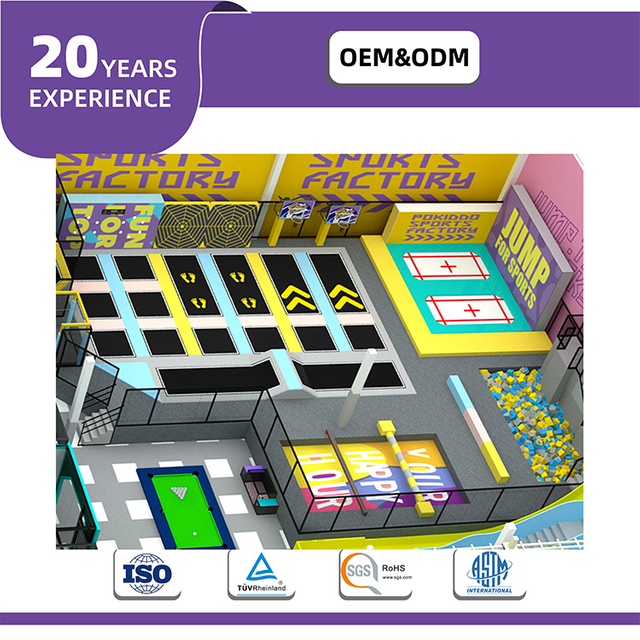BetTaplay 1800SQM Sweet Sweet Indoor Playground Set Trampoline Adventure Park Zona para niños para niños