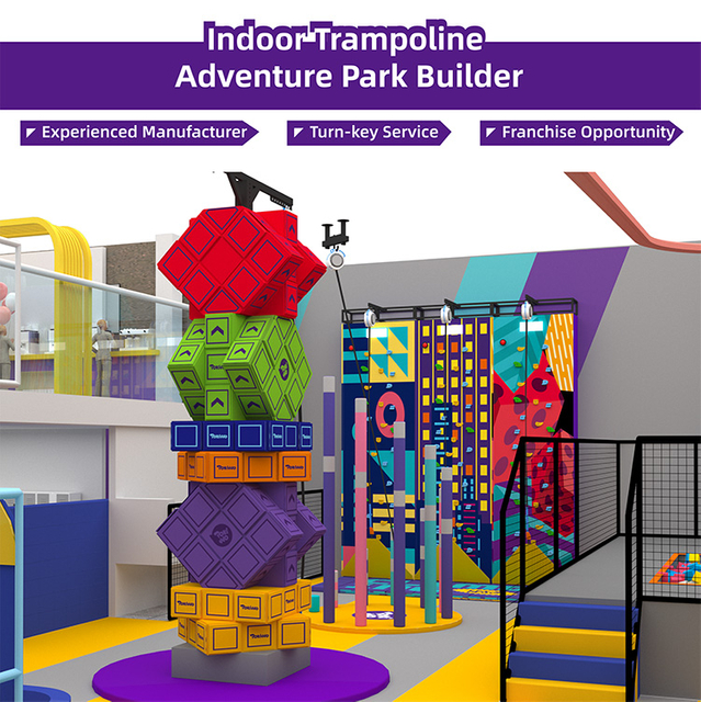 Bettaplay 1700SQM Equipo de parque de aventuras de trampol&iacute;n de pl&aacute;stico de dise&ntilde;o moderno Piscina de bolas para ni&ntilde;os en venta
