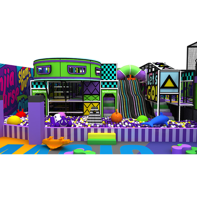 BetTaplay de 500 metros cuadrados de equipos de juegos para niños en interiores para el parque infantil para el centro de juegos de parques de atracciones