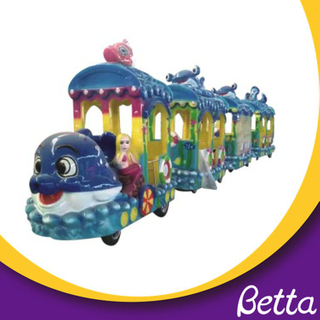 Ocean mermaid electric track train , kids riding train