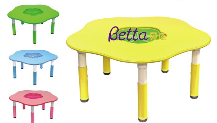 Bettaplay Ergonomics design plastic tables for blocks