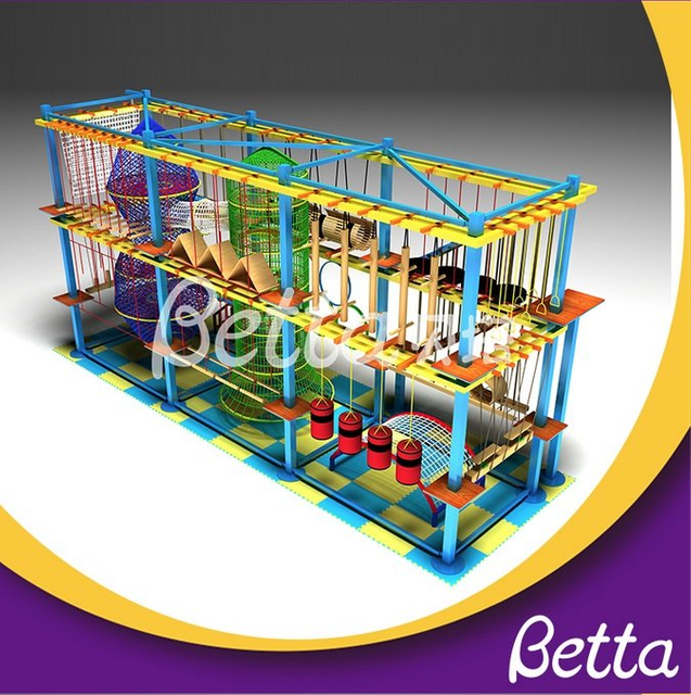 Equipo de circuito de cuerdas colorido para uso comercial del centro comercial Bettaplay