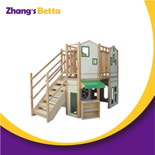 Wholesale Attractive Indoor Wood Kids Wooden Playhouse 