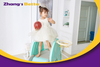  Best Quality Home Stay New DesignModest Style Pastel & Plastic Children Slide with Hoop Outdoor Playground Equipment Own Use