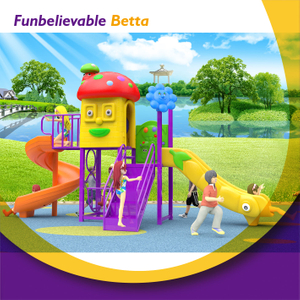Bettaplay Cheap Outdoor Playground Plastic Slide And Swing Toys Kids Playground Outdoor