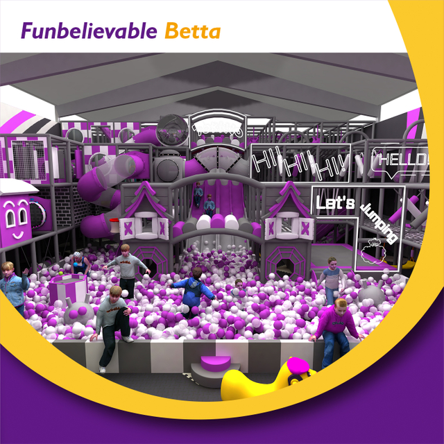 Equipo interior del patio del juego suave del parque de atracciones de la diapositiva de los ni&ntilde;os interiores de Bettaplay