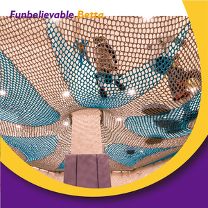 Bettaplay Крытая игровая площадка Детские Радужные вязаные крючком сети для скалолазания для внутренней игровой площадки Детская игровая площадка