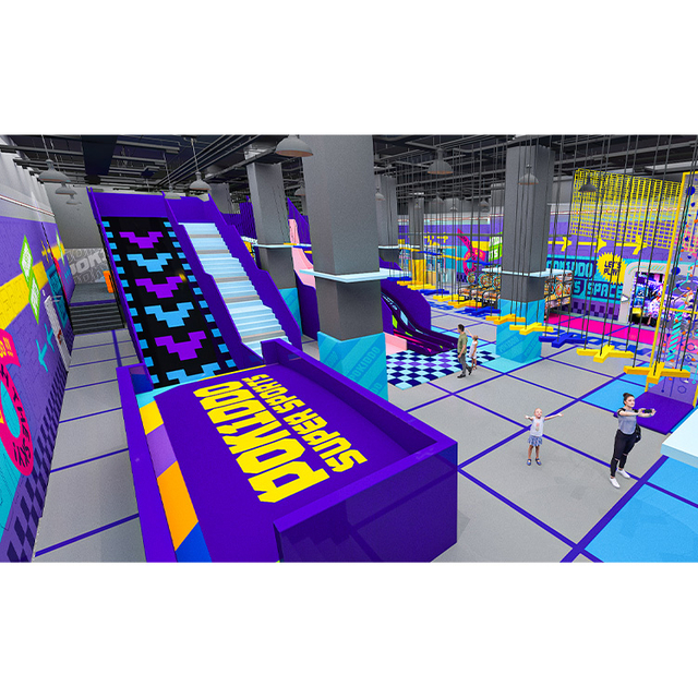 BetTaplay 3000SQM Playground comercial interior para niños para el centro comercial de Amusement Park Centros de juegos de plástico de espuma duradera