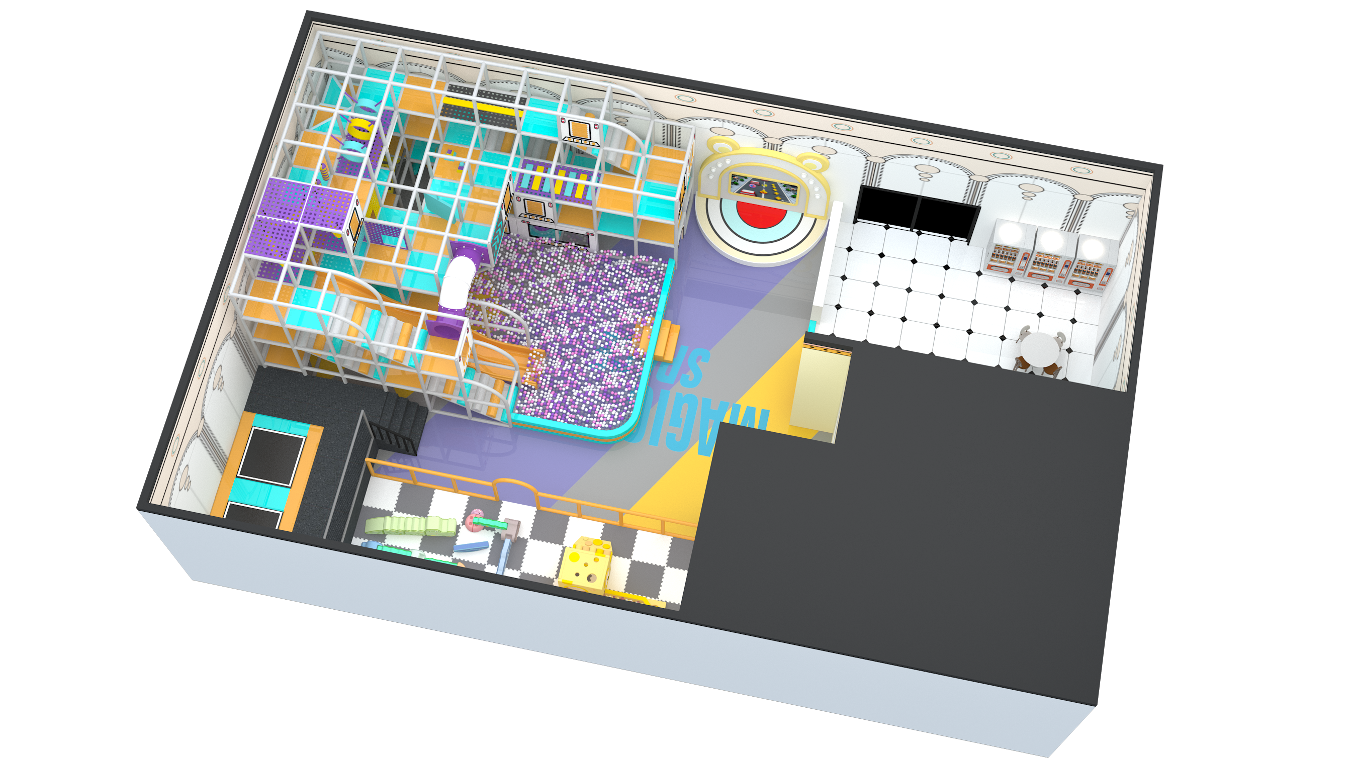 Pokiddo, 305 кв.м., Ливан Soft Play Paradise — развивающая страна чудес для детей