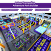 BetTaplay 4160SQM Colorido Interactive Interactive Inter -Inter Commercial Soft Play For Kids Plastic Trampoline Park