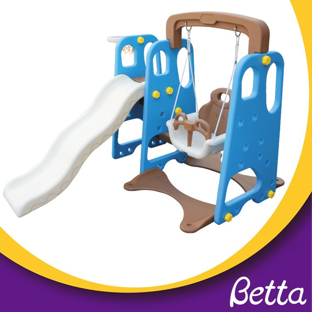 Bettaplay encantadora familia preescolar usa tobogán de plástico para niños