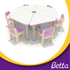 Height Adjustable Kindergarten School Desk And Chair
