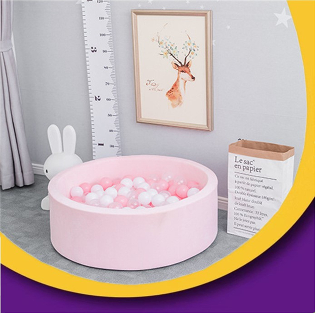 BettaPlay Mini piscina de bolas para ni&ntilde;os y beb&eacute;s, esponja completa, ecol&oacute;gica, segura y suave de alta calidad