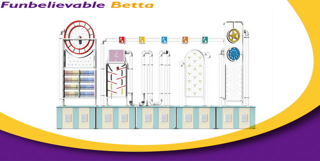 Bettaplay Zone Zone Indoor Playground Wall Interactive Wall for Kids Fun