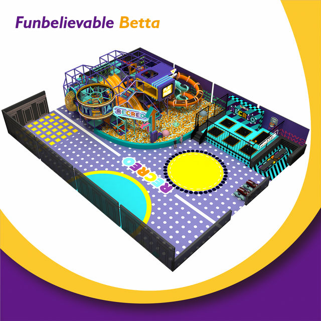 مركز لعب الأطفال Bettaplay المخصص بمساحة 437 مترًا مربعًا وملعب داخلي لمدينة ملاهي Naughty Castle