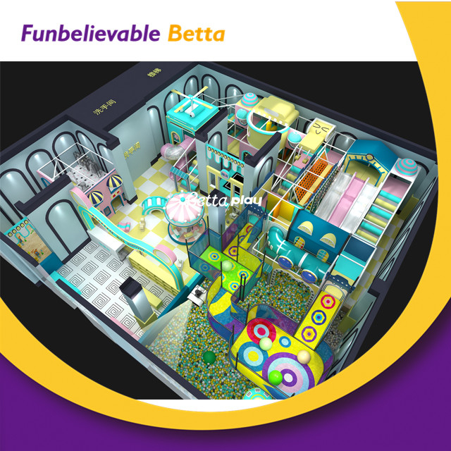 Bettaplay CE Factory Ni&ntilde;os Ni&ntilde;os Parque de trampolines de juego interior barato con Dodge Ball