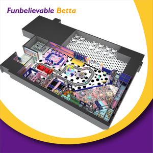 Bettaplay-trampol&iacute;n comercial de 500㎡, equipo de &aacute;rea de juego de laberinto, parque infantil interior, equipo de juego interior para ni&ntilde;os