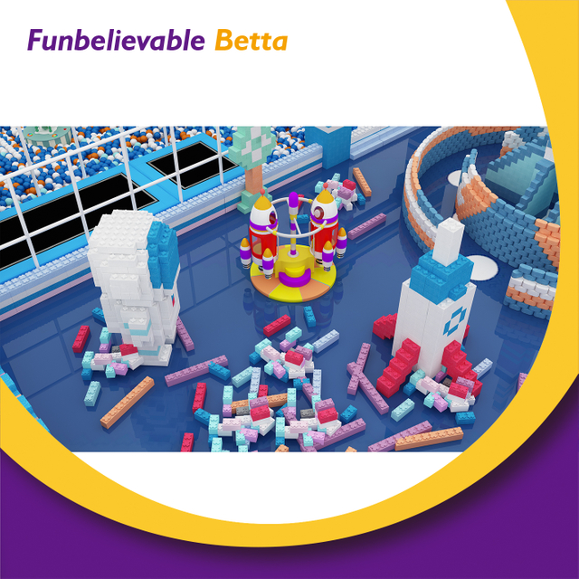 BETTAPLAY 1105M² A Commercial Children Park مع موضوع خيال علمي من سفن الفضاء في السماء 