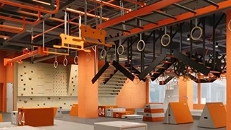 Caso real de Pokiddo Fitness Park: nuevo parque de fitness f&iacute;sico de 400㎡ de Shaoxing