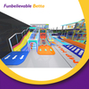 Bettaplay 4552 m2 Juego de juegos interior personalizado con tobog&aacute;n LED para ni&ntilde;os Parque de diversiones Equipo de juego interior en venta Parque de trampolines
