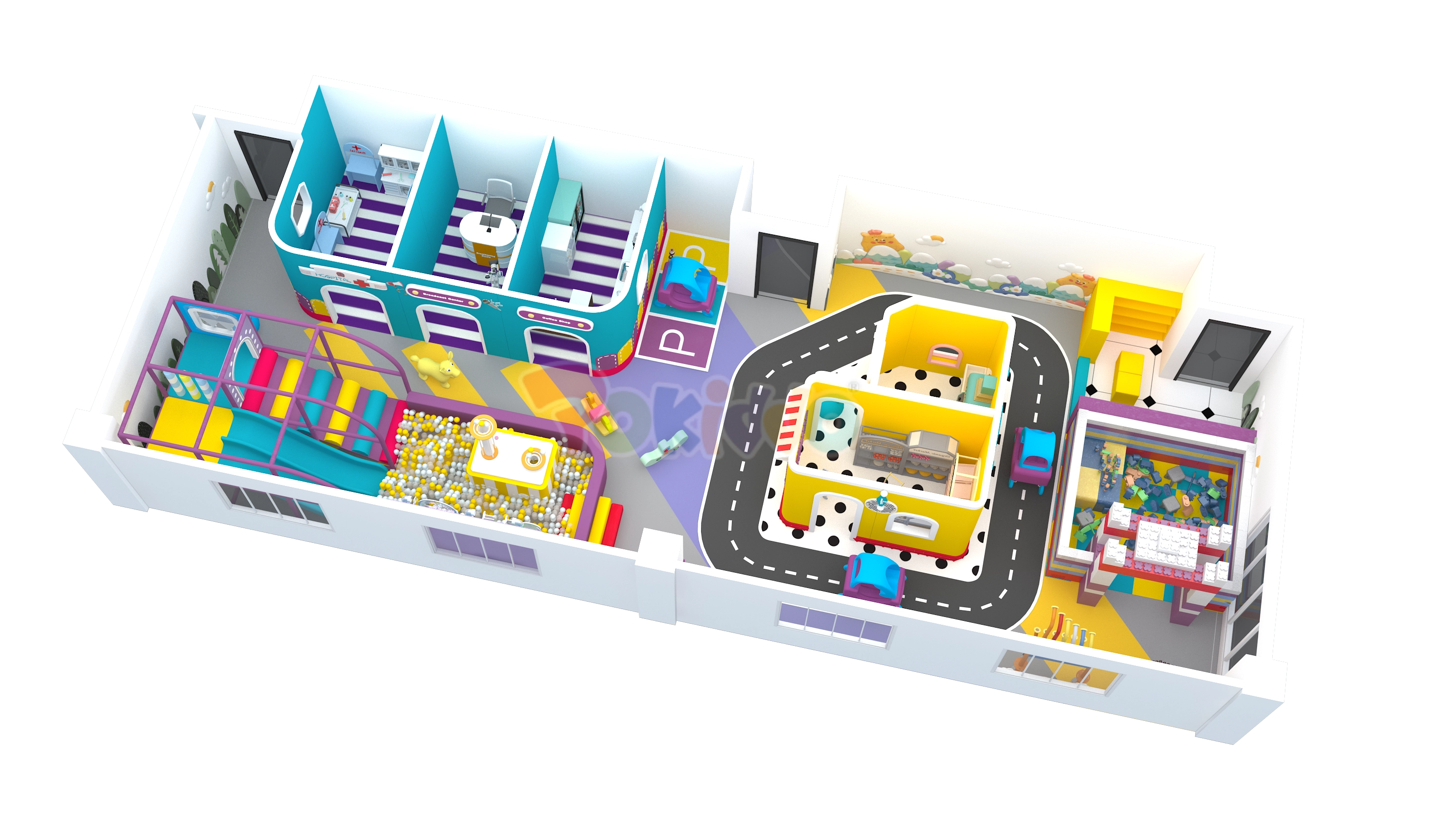 Pokiddo Kids Indoor Playground Real Case: 125SQM Kids Park في الفلبين